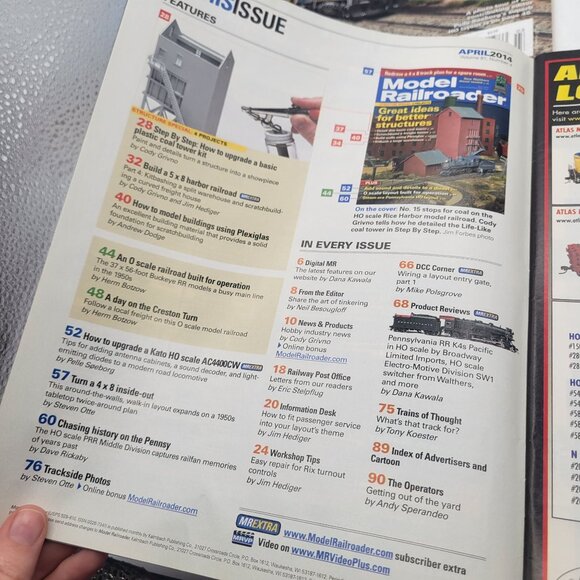 Model Railroader Magazine LOT of 6 ISSUES from 2014 for Model Trains - Picture 11 of 13
